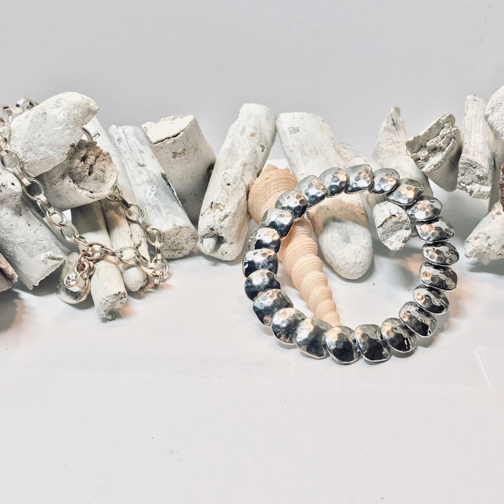 Two Silver Bracelets